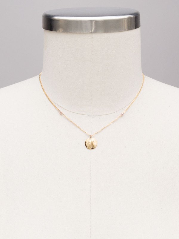 Holly Yashi Ashley Pendant Necklace - White/Silver    