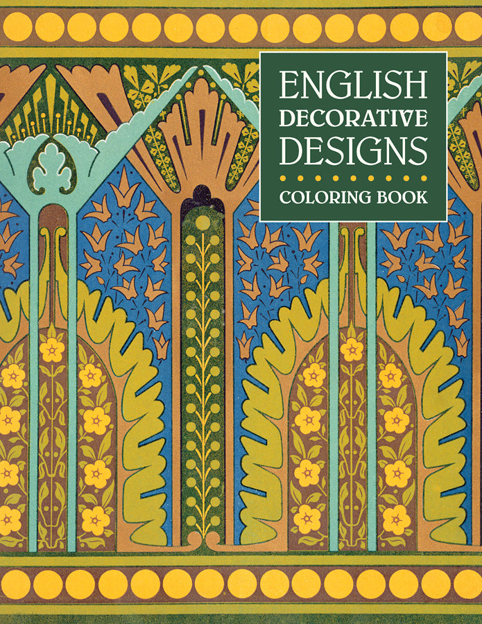 English Decorative Designs Coloring Book — Bird in Hand