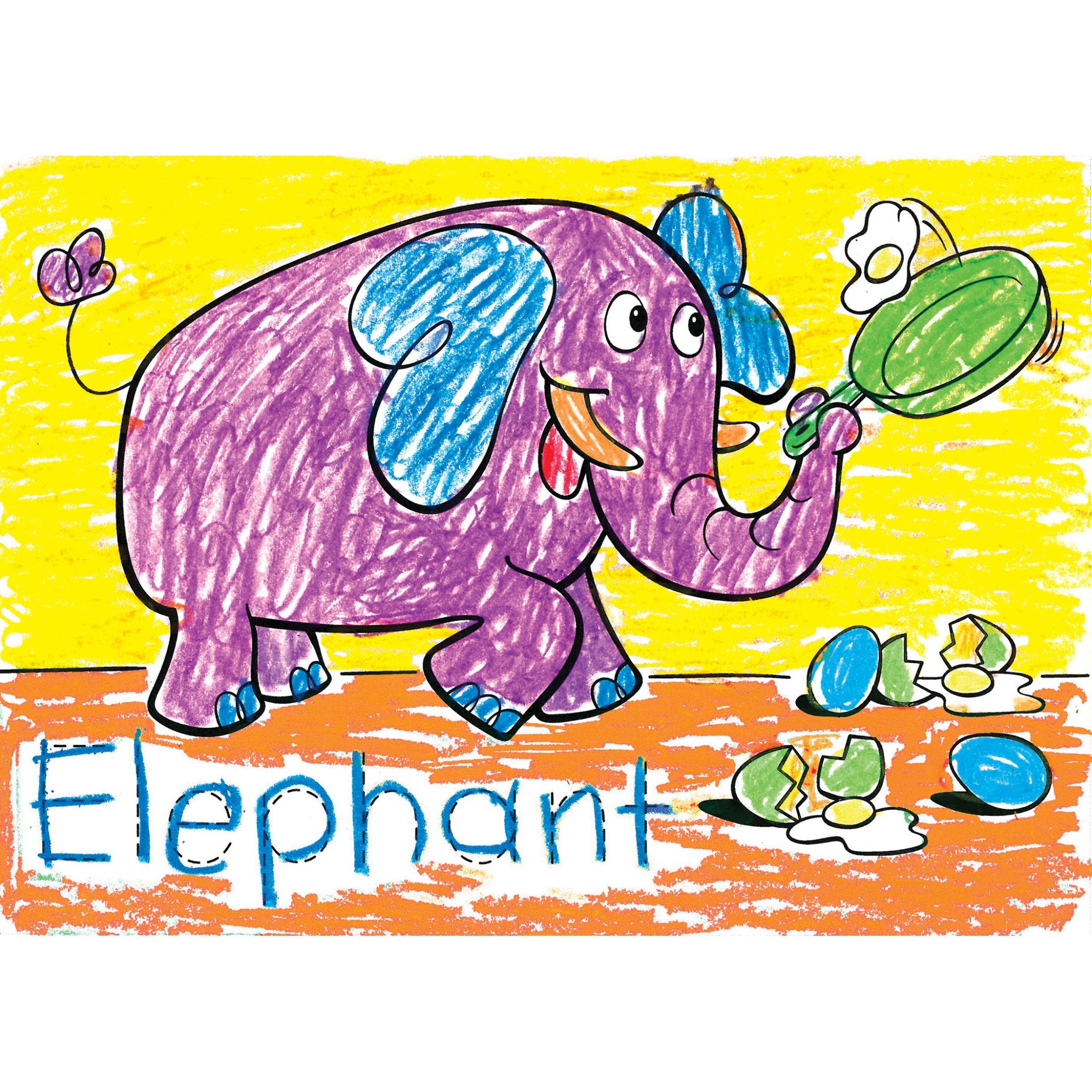 Color And Learn Alphabet Flash Cards    