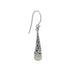 Sita Ornate Conical Dangle With Pearl Earrings    