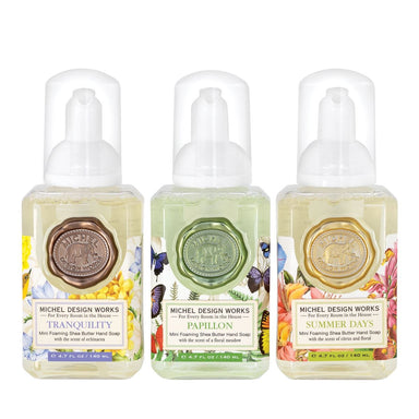 Set of 3 Foaming Hand Soaps - Tranquility, Papillon, Summer Days    