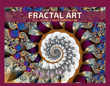 Fractal Art Coloring Book By Doug Harrington    