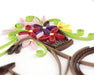 Bicycle & Flower Basket - Blank Quilling Card    
