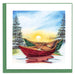 River Canoes - Blank Quilling Card    