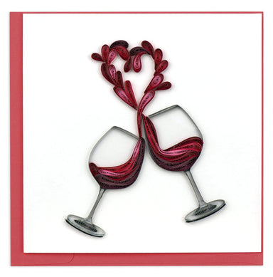 A Toast To Love Blank Quilling Card    