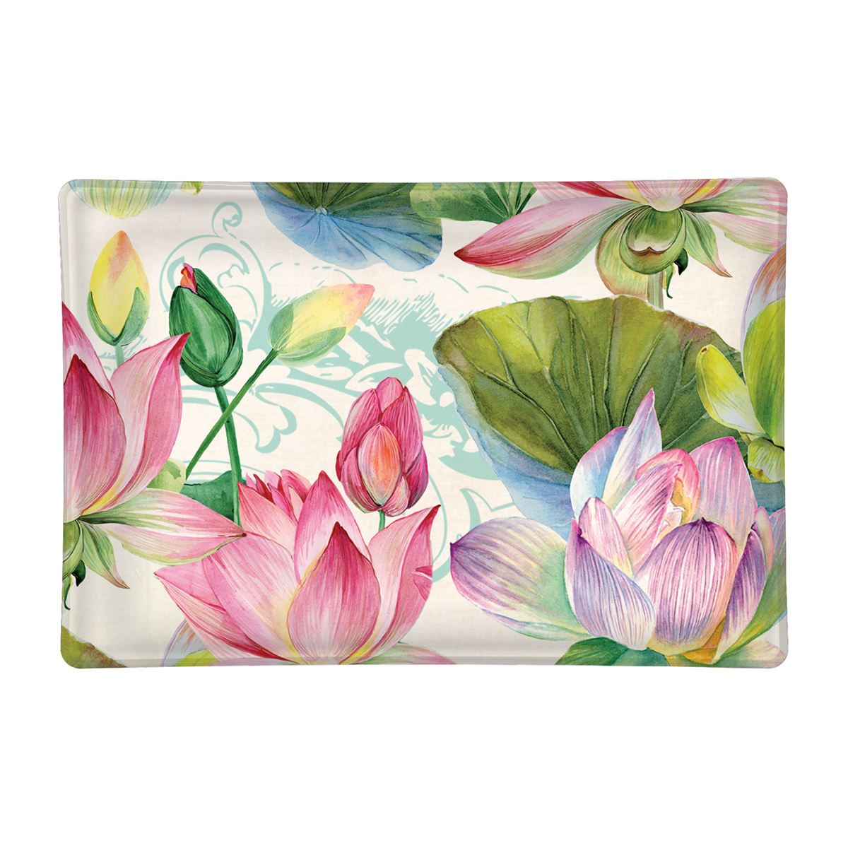 Water Lilies - Glass Soap Dish    