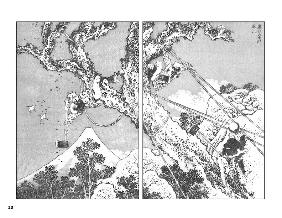 Hokusai - Views of Mt. Fuji Coloring Book    
