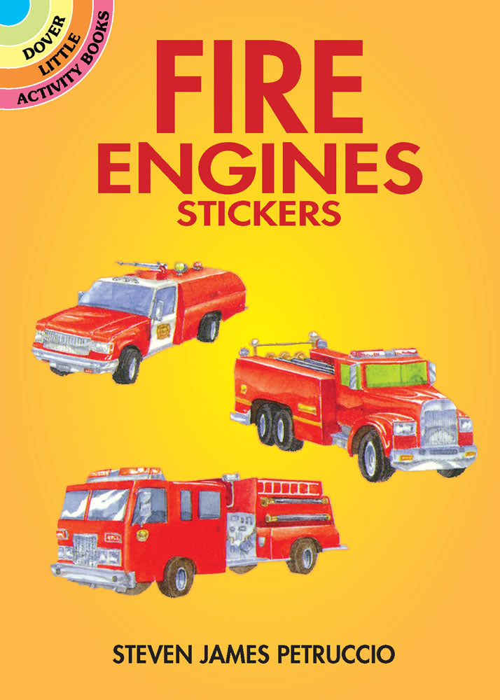 Fire Engines Stickers - Little Activity Book    