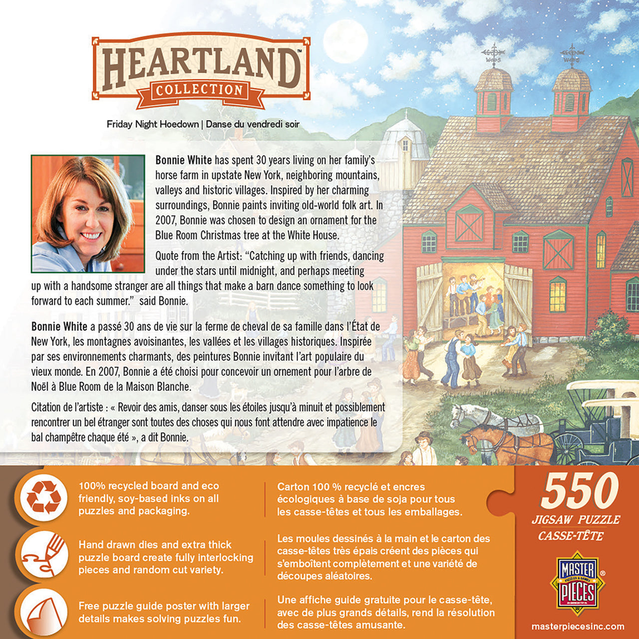 Friday Night Hoedown 550 Piece Heartland Puzzle    