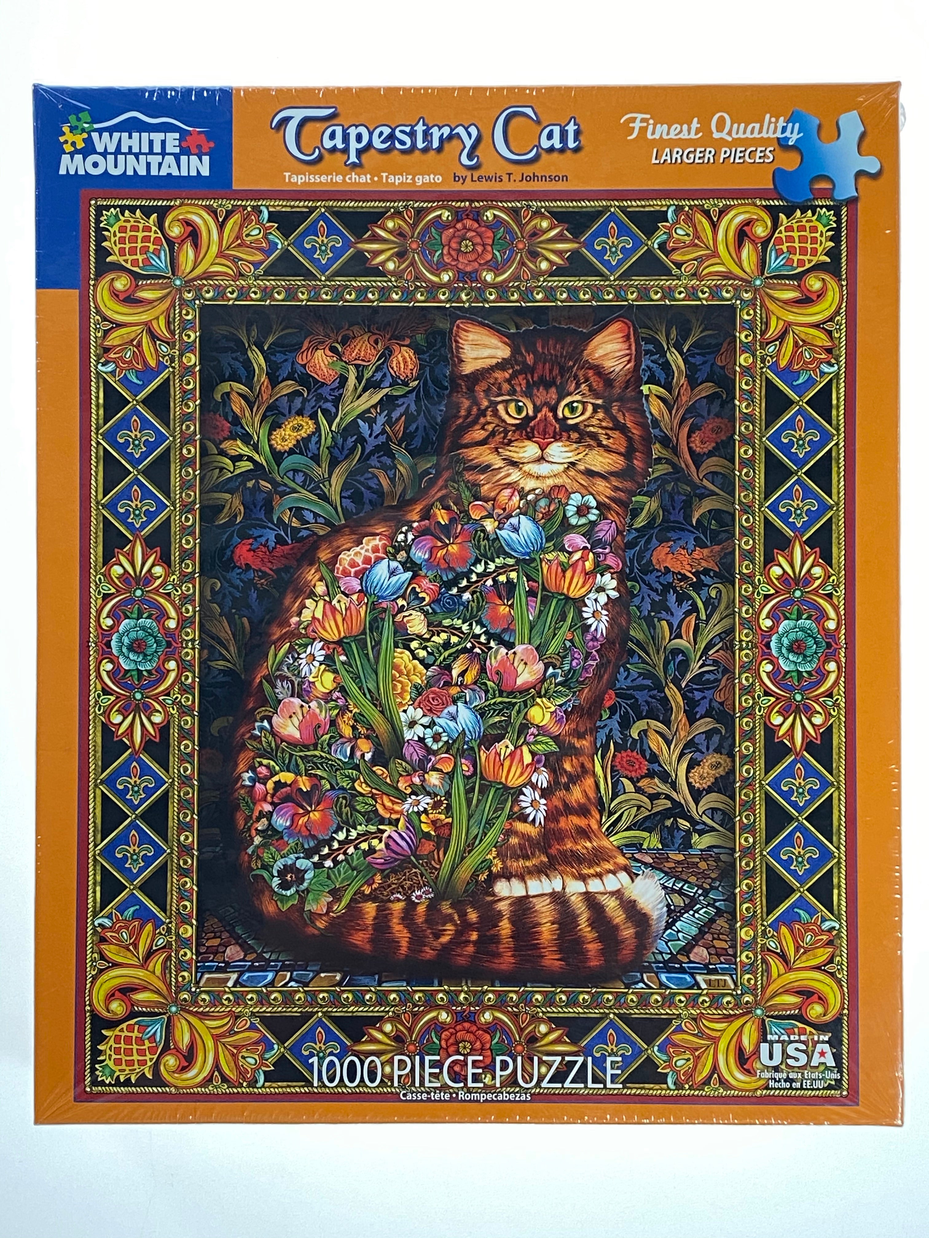 Tapestry Cat 1000 piece puzzle    
