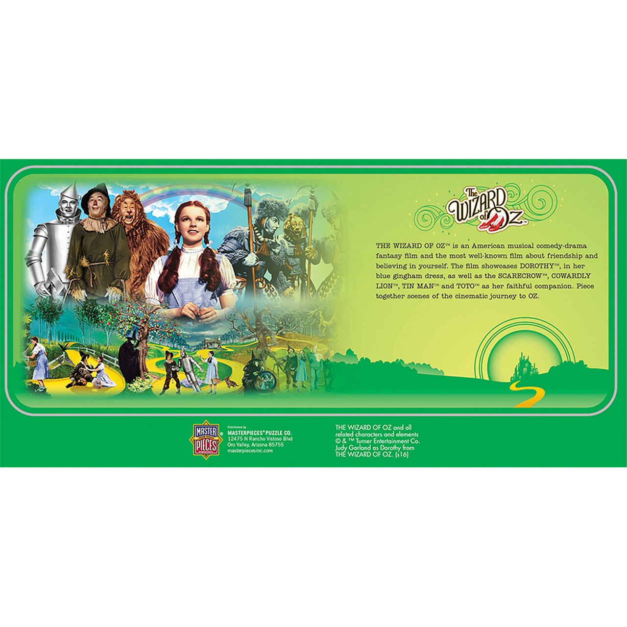 The Wizard of Oz 1000 Piece Panoramic Puzzle    