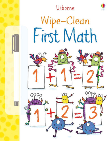 Wipe Clean - First Math    