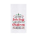 I Just Want To Bake Stuff and Listen To Christmas Music - Flour Sack Kitchen Towel    
