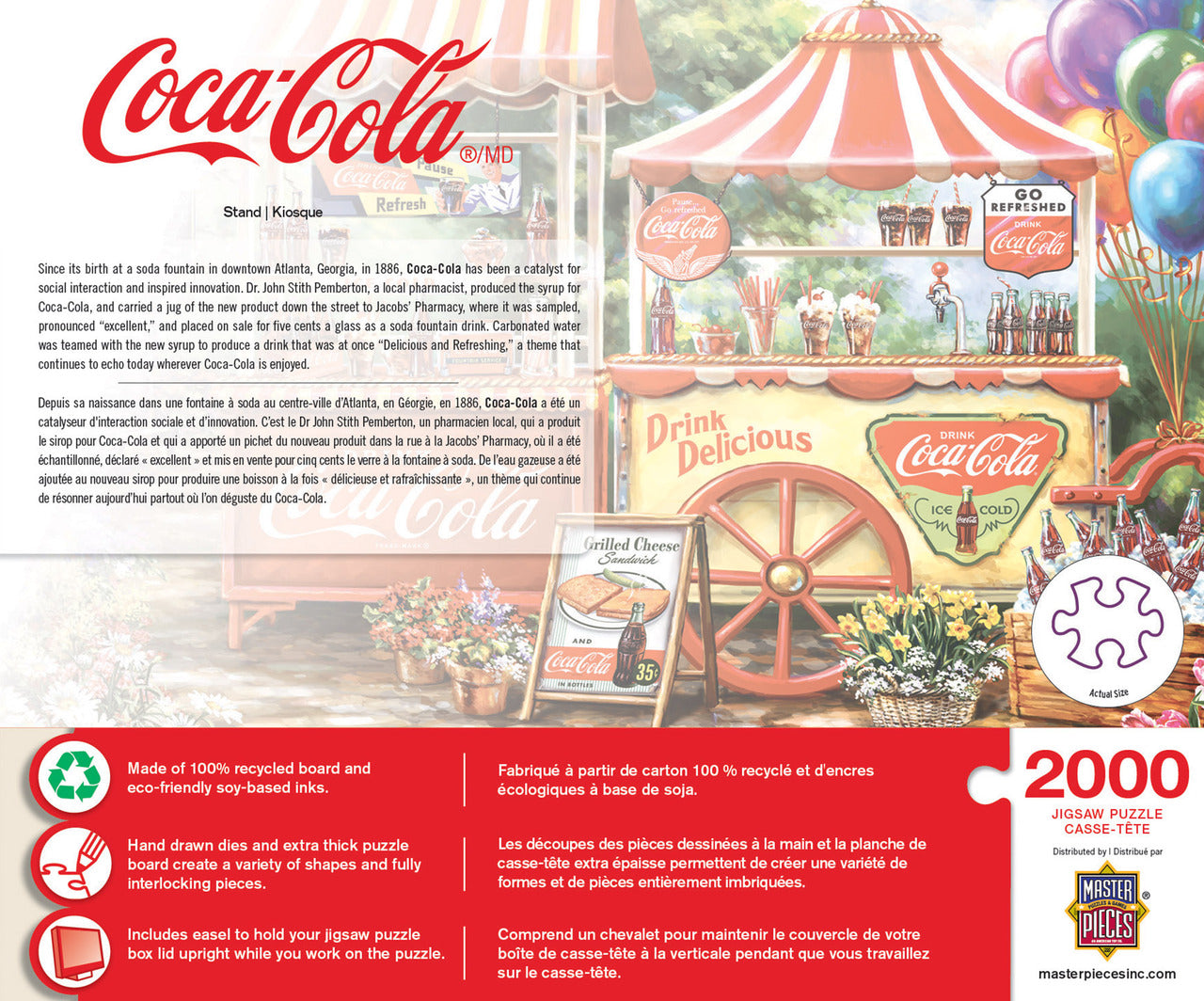 Coca Cola Stand 2000 Piece Puzzle    