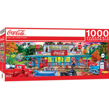 Stop n Sip 1000 Piece Coca Cola Panoramic Puzzle    