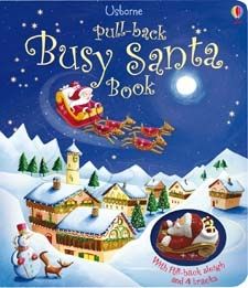Pull Back Busy Santa Book - With Sleigh and 4 Tracks    