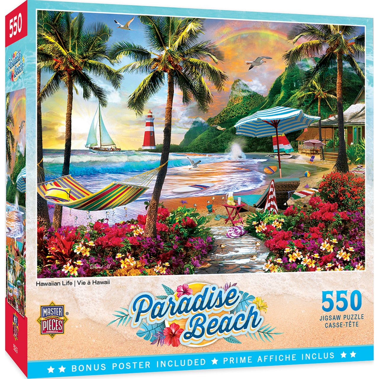 Hawaiian Life 550 Piece Paradise Beach Puzzle    