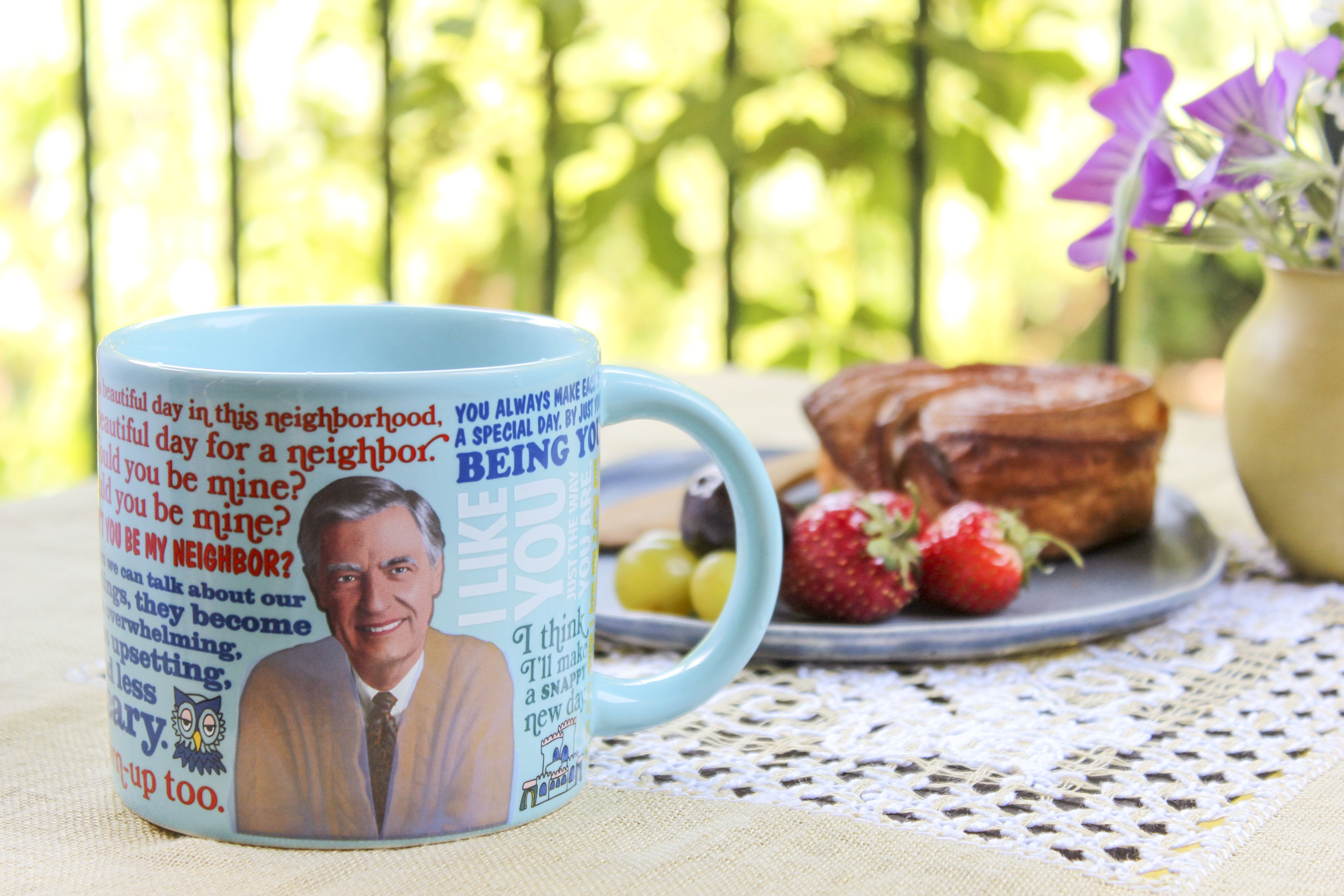 Mister Rogers Sweater Changing Mug    