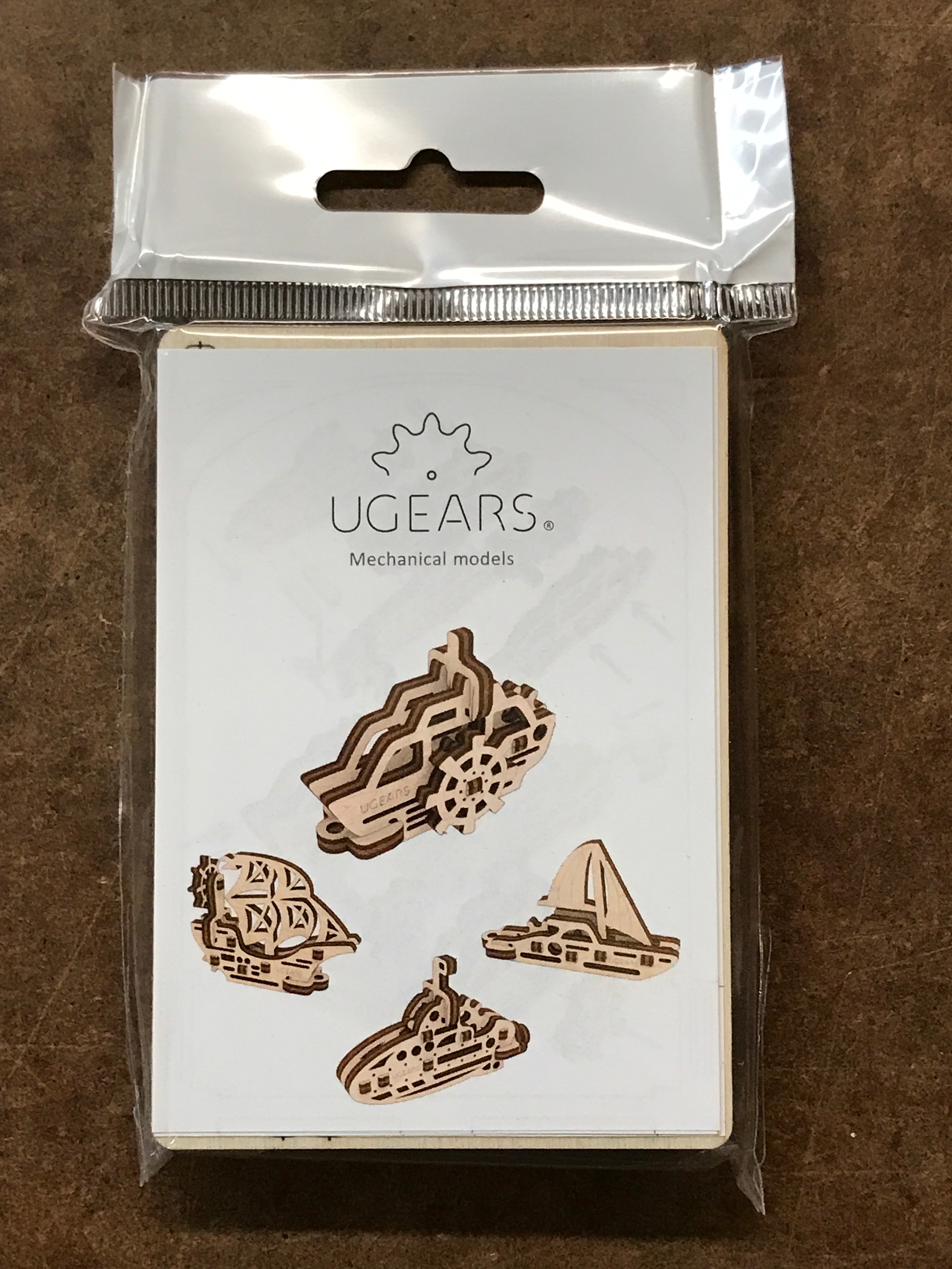 UGears Mini Fidget Ships - Set of 4    
