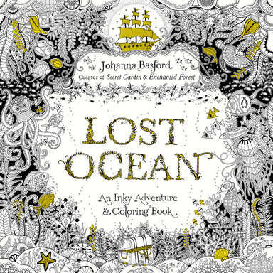 Johanna Basford Lost Ocean Coloring Book    