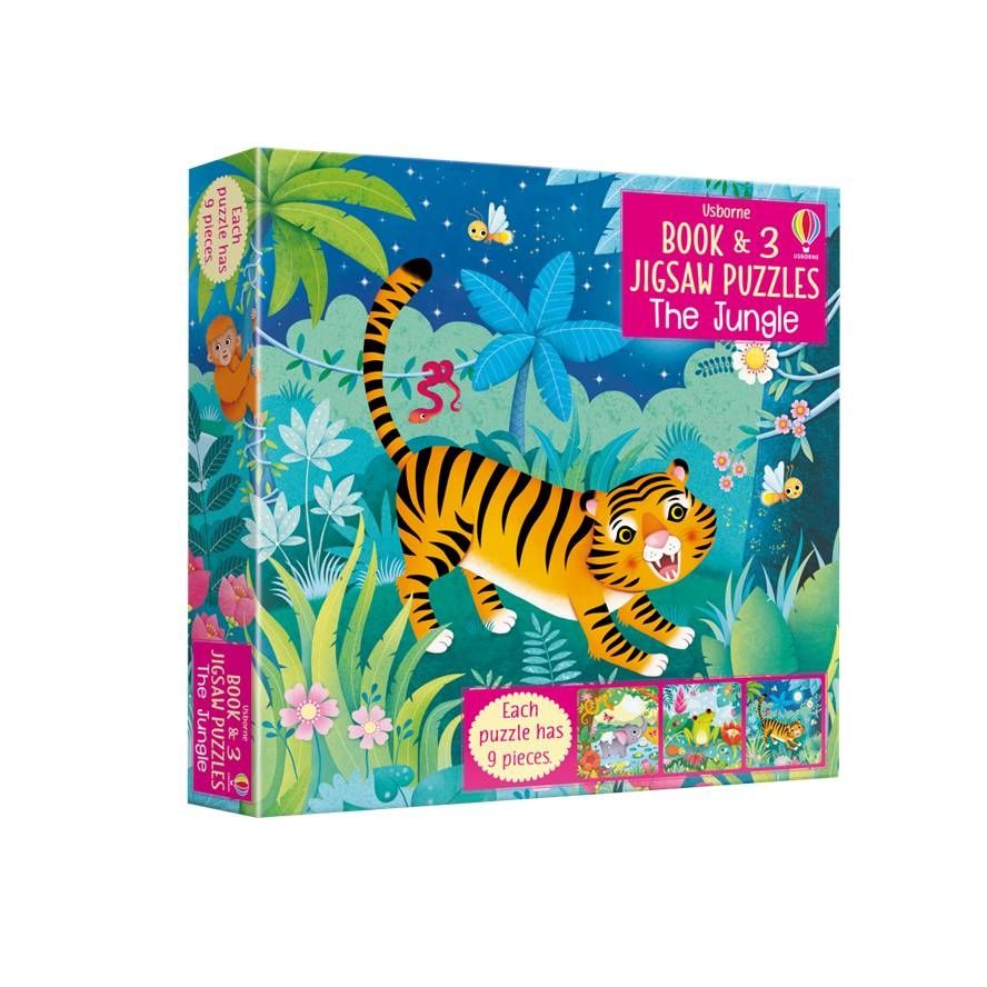 The Jungle - Book and 3 9 Piece Puzzles    