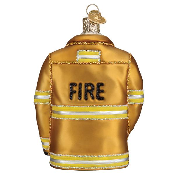 Old World Christmas - Firefighter's Coat Ornament    