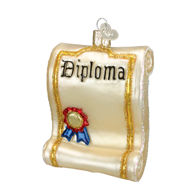 Old World Christmas - Diploma Ornament    