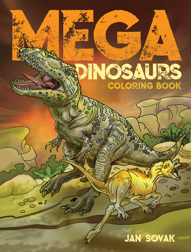 Mega Dinosaurs - Coloring Book    