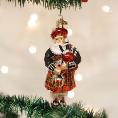 Old World Christmas - Highland Santa Ornament    