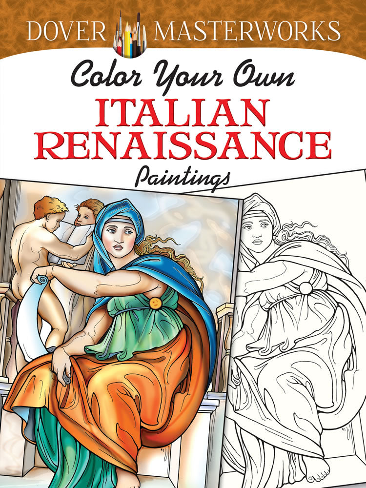 Color Your Own Italian Renaissance Paintings - Creative Haven Coloring Book    