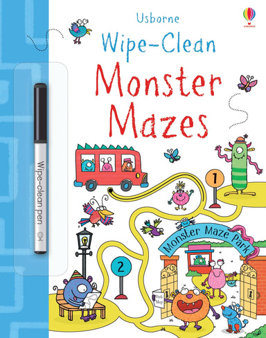 Wipe Clean - Monster Mazes    