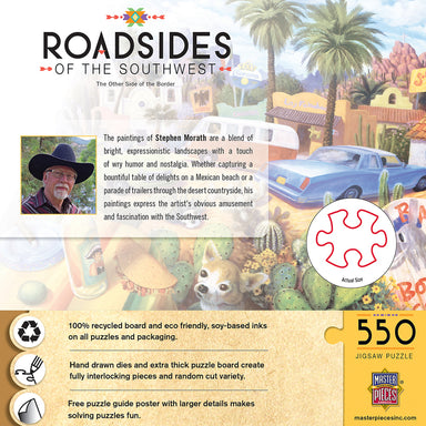 The Other Side of The Border 550 Piece Roadsides of The Southwest Puzzle    