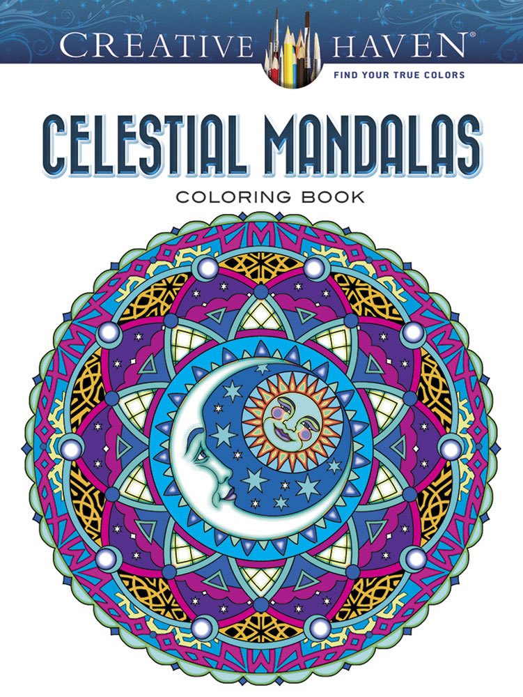 Celestial Mandalas - Creative Haven Coloring Book    