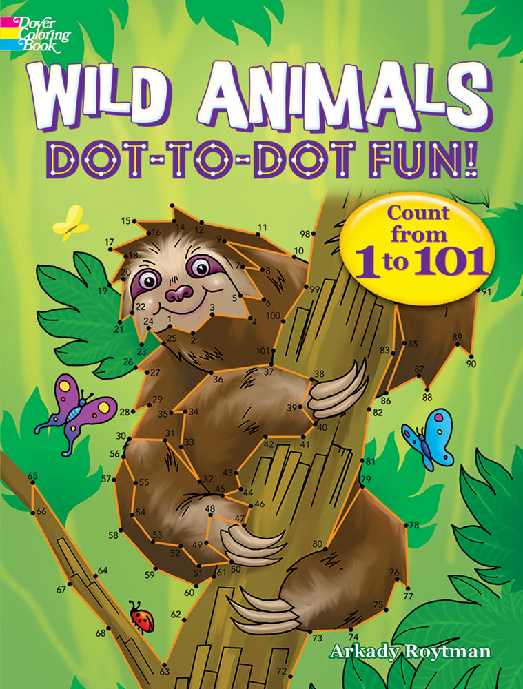 Wild Animals Dot To Dot Fun!    