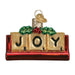 Old World Christmas - Joyful Scrabble Ornament    