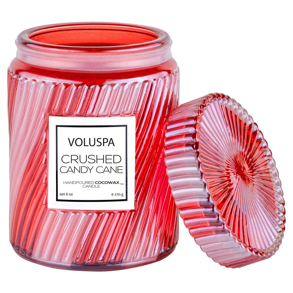 Voluspa Small Jar Candle - Crushed Candy Cane    