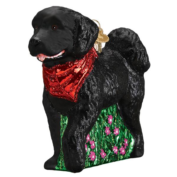 Old World Christmas - Black Doodle Dog Ornament    