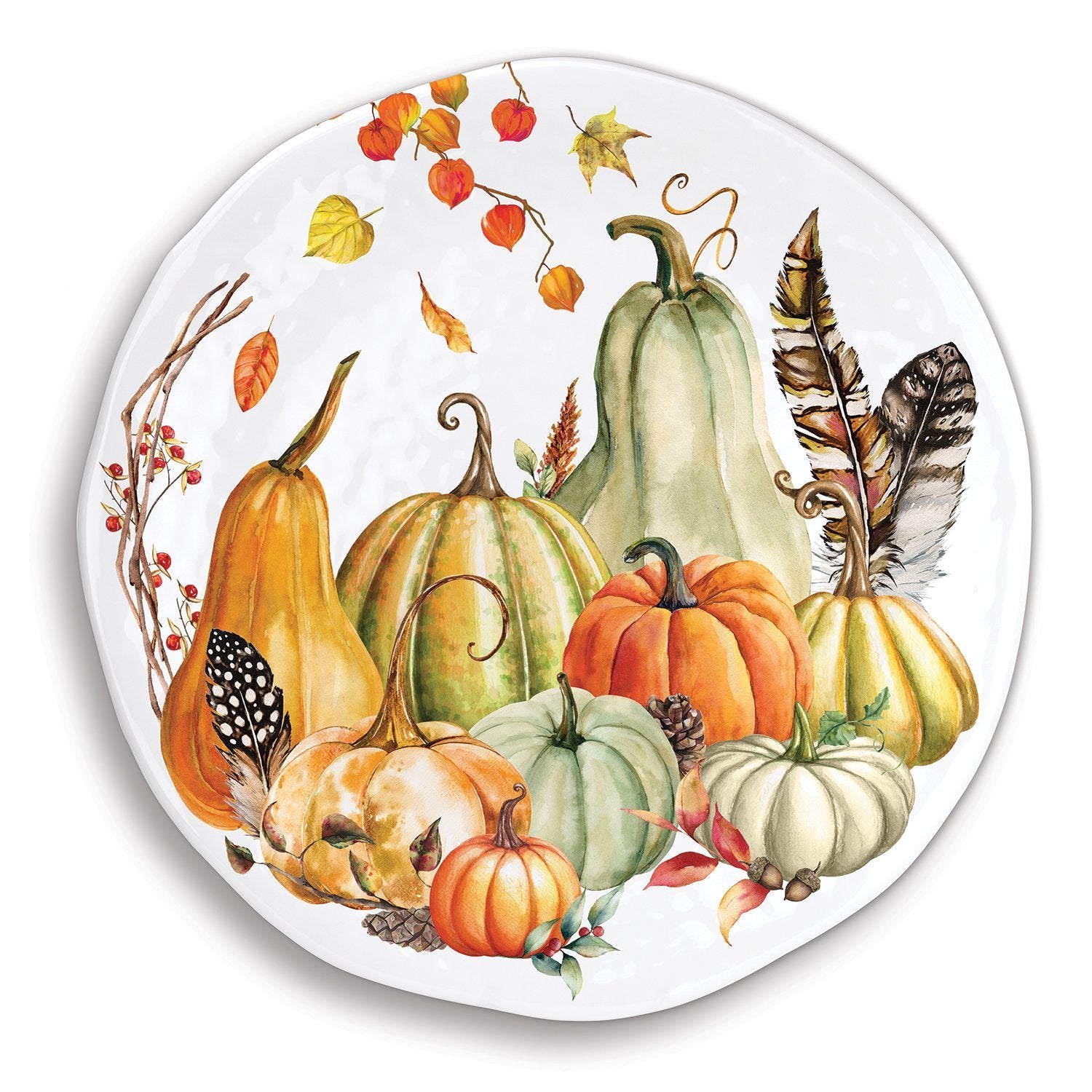 Sweet Pumpkin Large Round Platter    