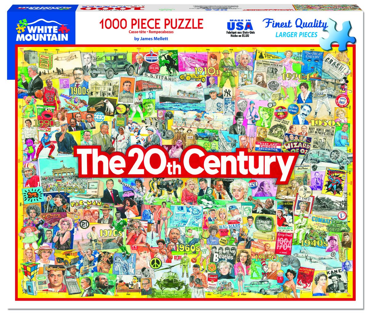 The 20th Century 1000 Piece Puzzle    