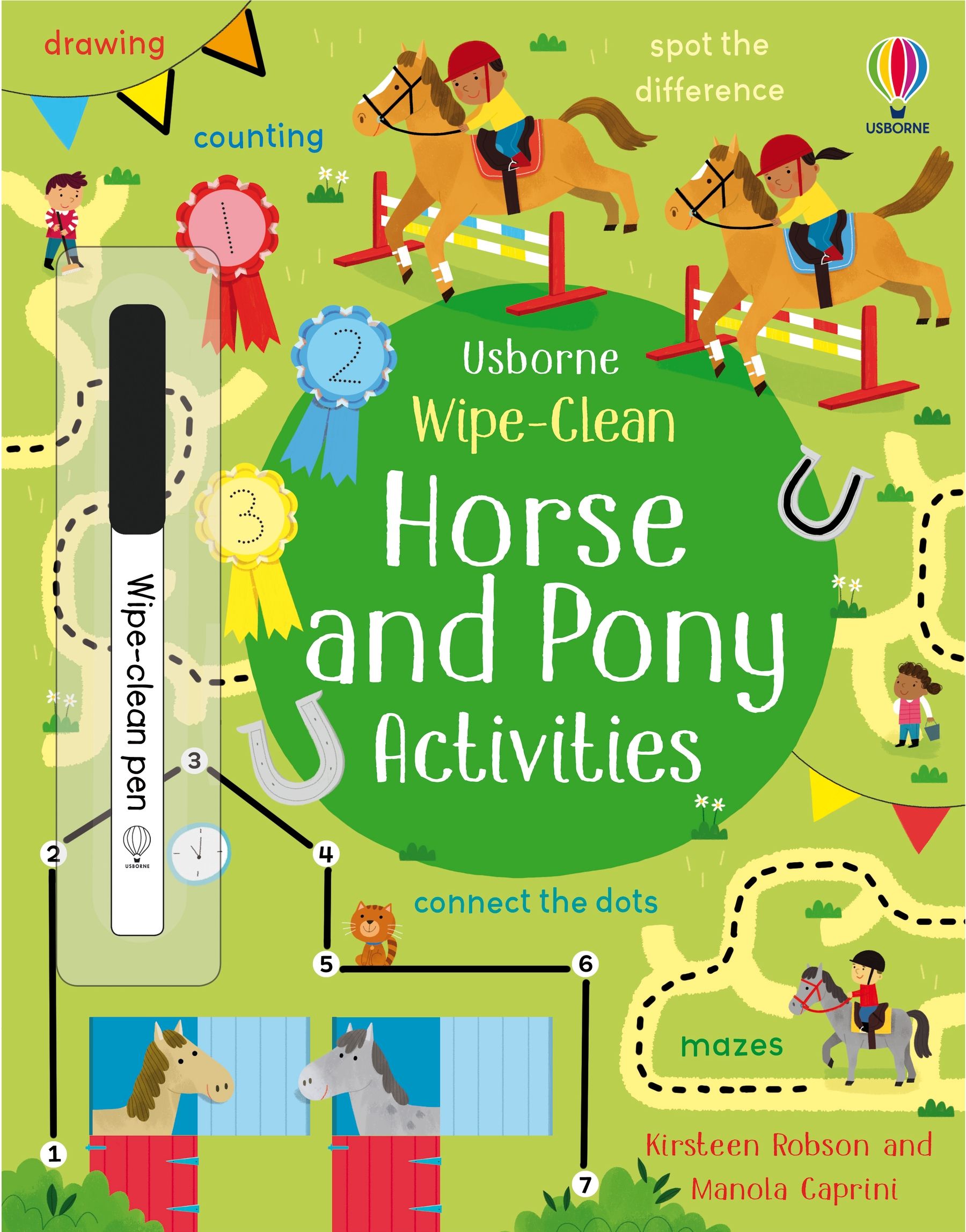 Wipe Clean - Horse and Pony Activities    
