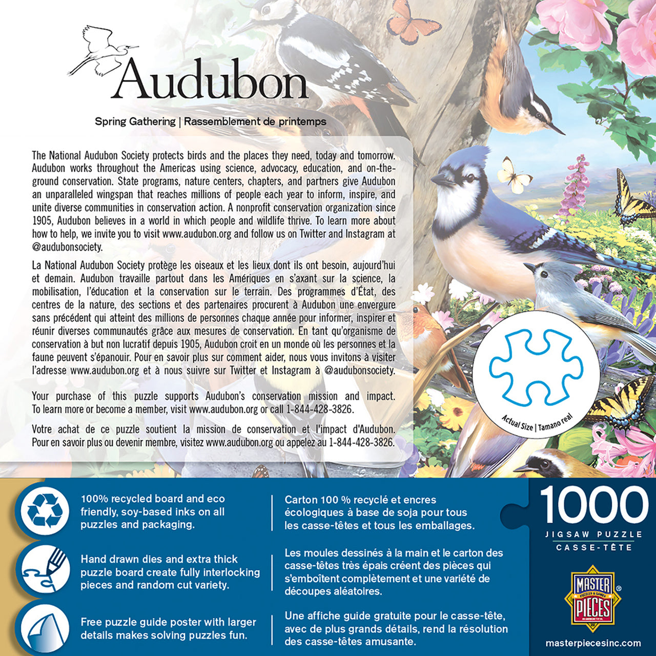 Spring Gathering 1000 Piece Audubon Puzzle    