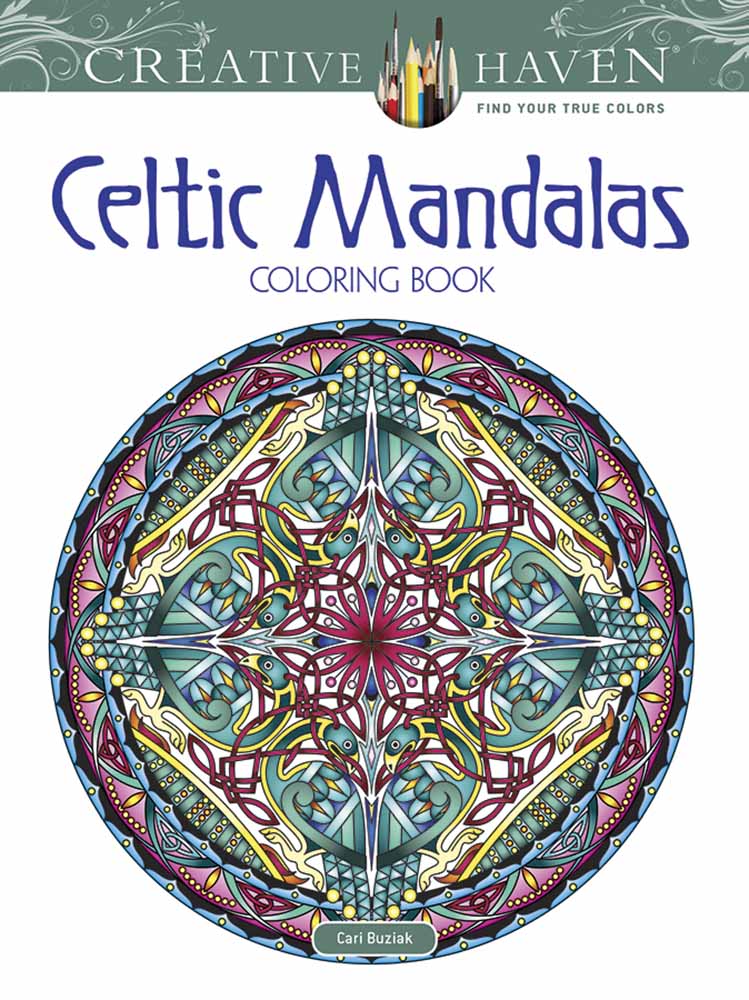 Celtic Mandalas - Creative Haven Coloring Book    