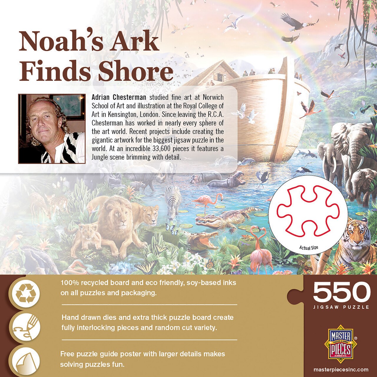 Noah's Ark Finds Shore 550 Piece Puzzle    