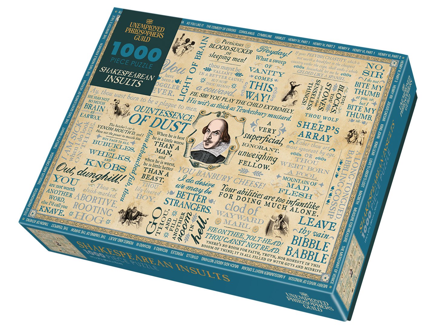 Shakespearean Insults 1000 Piece Puzzle    