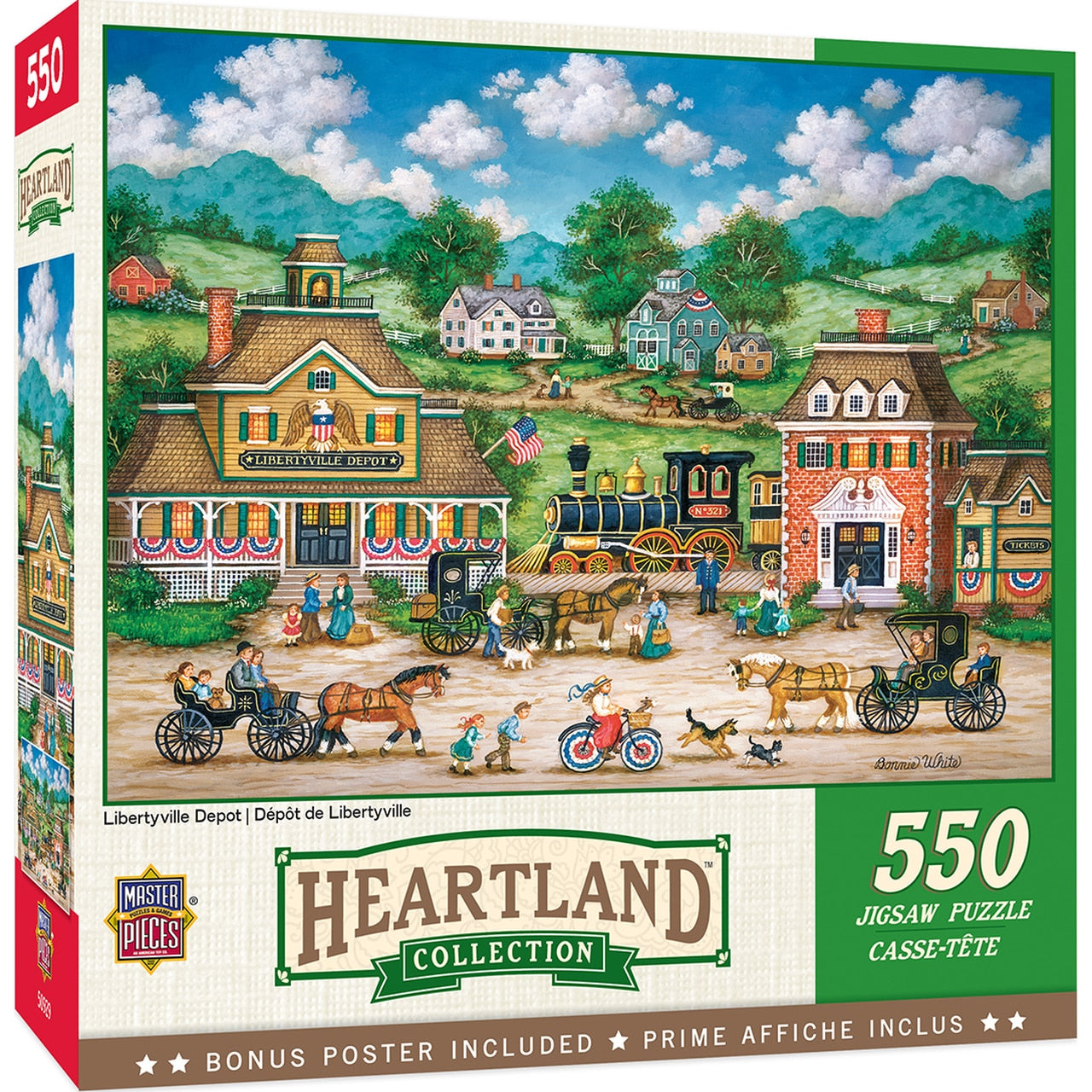 Libertyville Depot 550 Piece Heartland Puzzle    