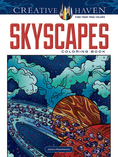 Skyscapes - Creative Haven Coloring Book    