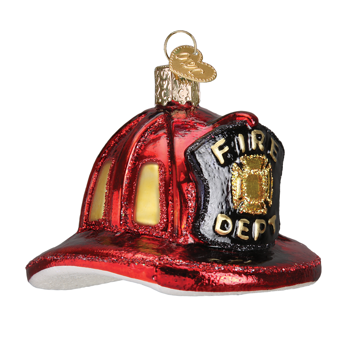 Old World Christmas - Fireman's Hat Ornament    