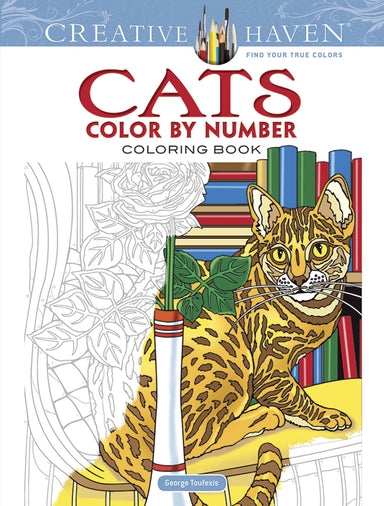 Cats - Creative Haven Color By Number    