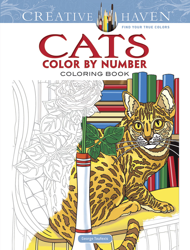 Cats - Creative Haven Color By Number    