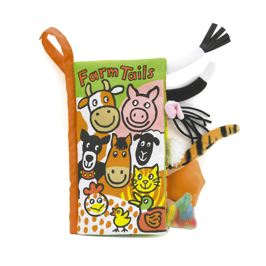 Jellycat Farm Tails - Soft Activity Book    